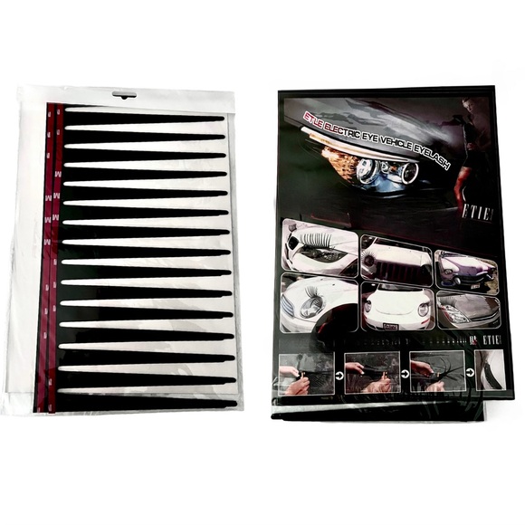 👀“Black CAR Eyelashes” for Your Car, Truck, SUV, Jeep Motorcycle … - Picture 12 of 16